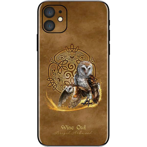 Brigid Ashwood Owl Celtic Knot iPhone 11 Skin